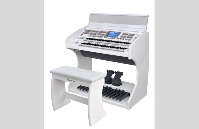 Ringway RS1000EU White Organ Budget Price Bargain, Used (SN:GENUOR) - Image 3